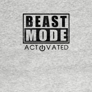 Beast Mode Activated Gym Fitness Motivation T-Shirt